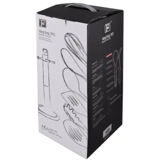 6-Piece Kitchen Utensils & Rotating Stand Gift Box